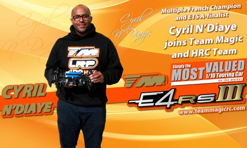 Multiple French Champion Cyril N'Diaye joins Team Magic / HRC !!