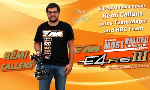 Rémi Callens - former European Champion - joins Team Magic / HRC !!