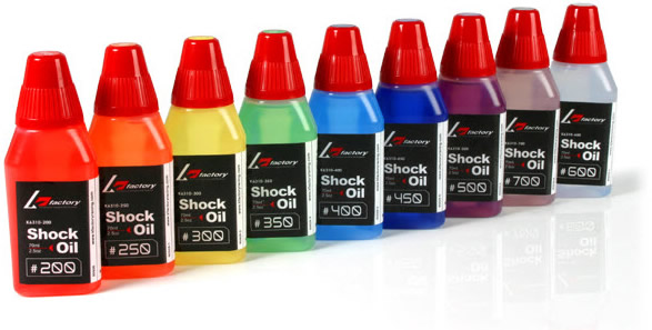 NEW - Kfactory Pure Silicone color coded shock oils now in Europe available