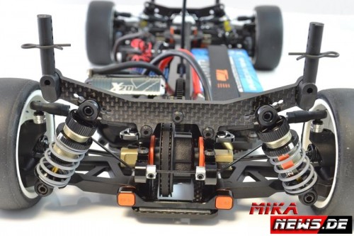 Chassis focus of the Team Magic E4RS III Plus of Michael Kammer auf MikaNews.de !