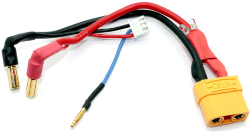 NEW - HRC Racing Charge & Driver cables with Polarity Checking LED