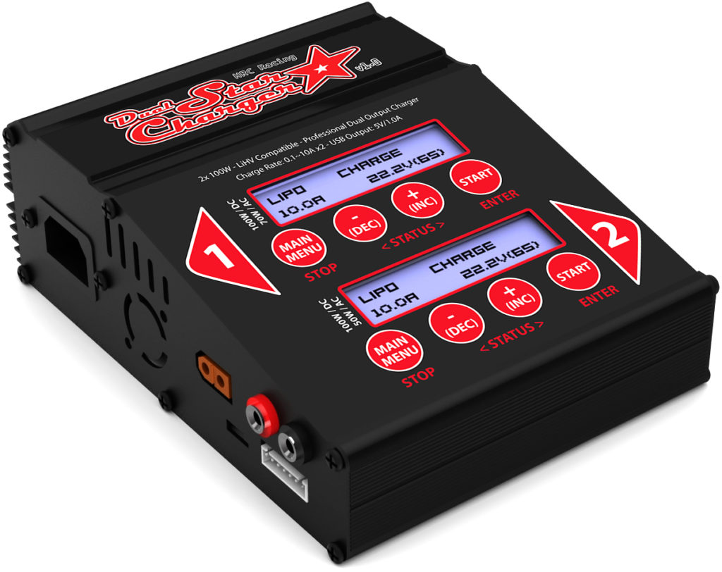 NEW - HRC Racing DUAL STAR Charger