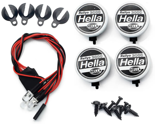 NEW - HRC Racing 1/10 Scale Hella and IPF LED Lights