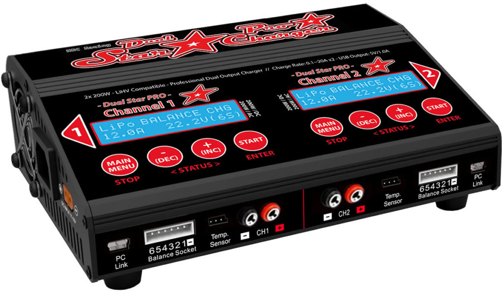 NEW - HRC 2x 200W Dual Star Pro Charger