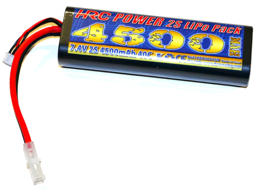 NEW - HRC Racing 2S 4500mAh Rounded Hard Case LiPo
